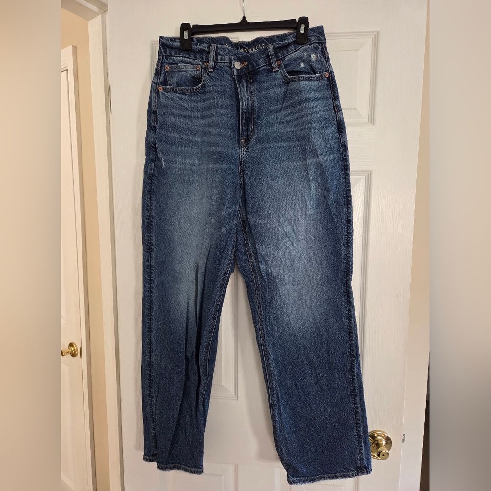 American Eagle Curvy 90s Straight Jeans 12